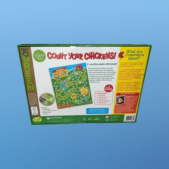 Peaceable Kingdom Count Your Chickens Award Winning Cooperative Counting Game - Picture 5 of 5